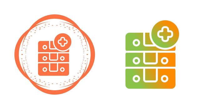 icono de vector de base de datos