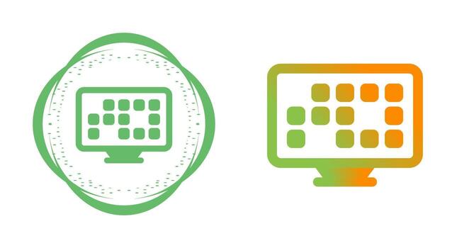 Desktop Vector Icon