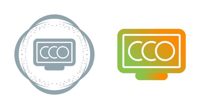 Desktop Computer Vector Icon