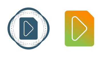 vídeo archivo vector icono