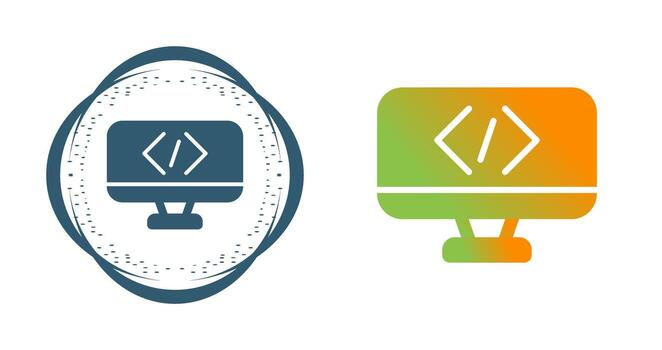 Coding Vector Icon