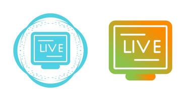 Live Stream Vector Icon