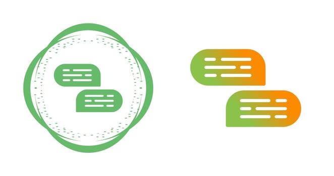 Speech Bubbles Vector Icon