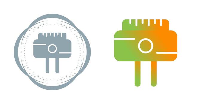 icono de vector de enchufe