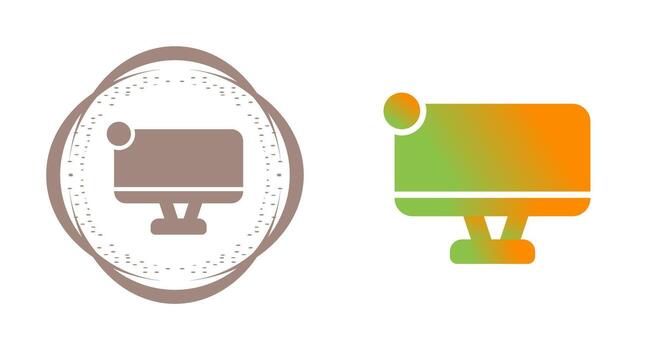 Monitor Vector Icon