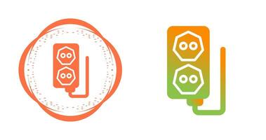 icono de vector de enchufe