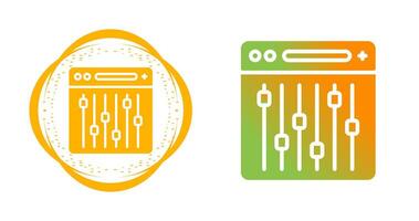 icono de vector de configuración