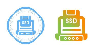 Solid State Drive Vector Icon