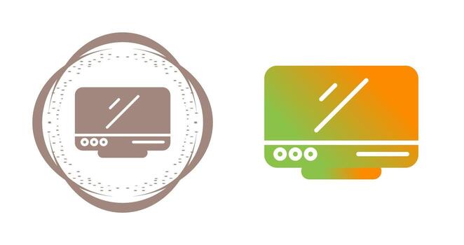 icono de vector de pc