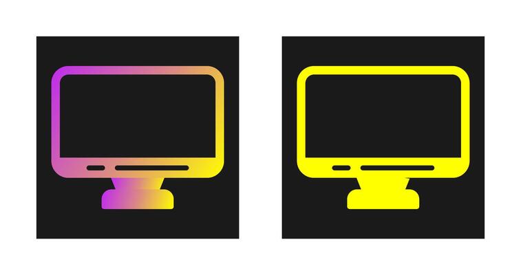 Monitor Vector Icon