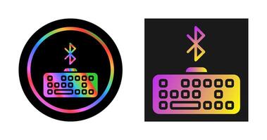 Bluetooth Keyboard Vector Icon