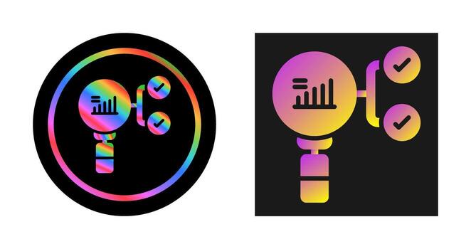 preceptivo analítica vector icono