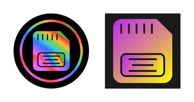 Memory Card Vector Icon