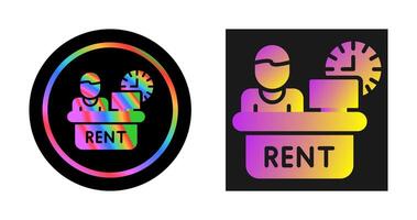 Rental Service Vector Icon