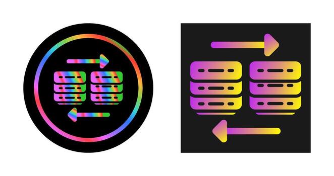 nube migración vector icono