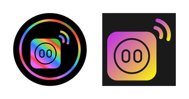 inteligente enchufe vector icono