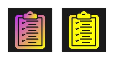 Checklist Vector Icon