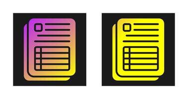 Spreadsheet Vector Icon