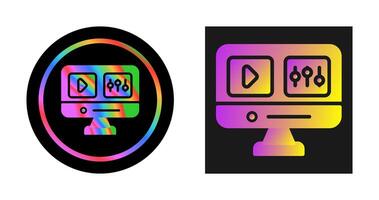 Video Editing Vector Icon