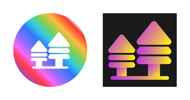 icono de vector de árbol