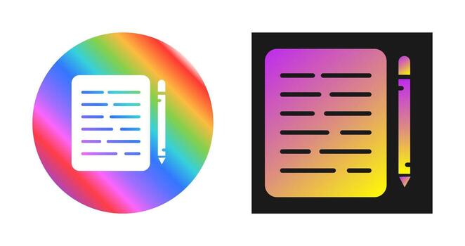 Document Editing Vector Icon