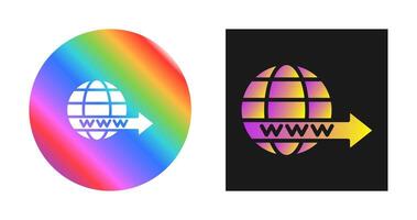 Domain Forwarding Vector Icon