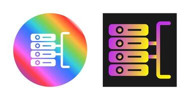 icono de vector de base de datos