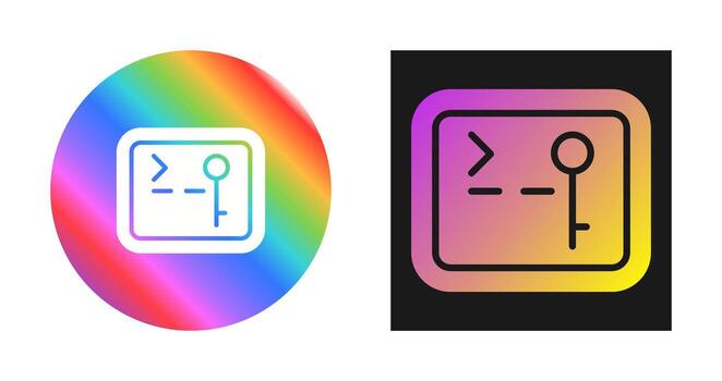 SSH Access Vector Icon