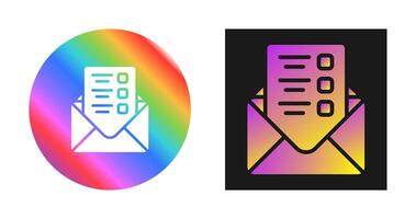 Mailing Lists Vector Icon