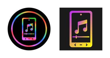 icono de vector de reproductor de música