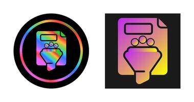 Filtering Vector Icon
