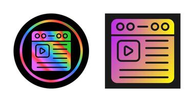 Video Vector Icon