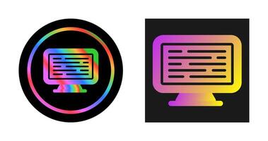 Computer Vector Icon