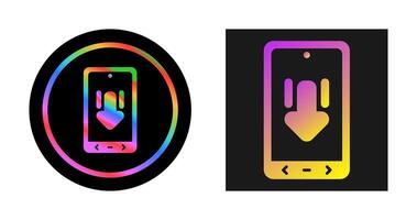 Swip Down Vector Icon
