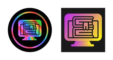 Computer Vector Icon