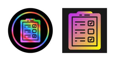 Checklist Vector Icon