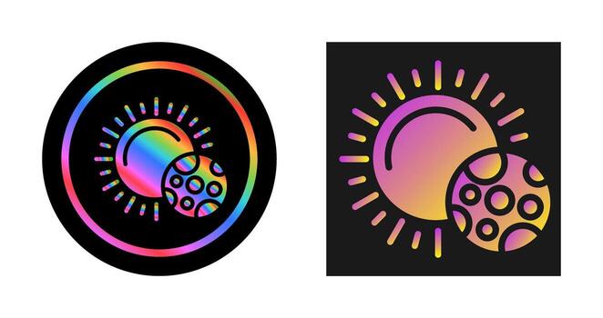 icono de vector de sol