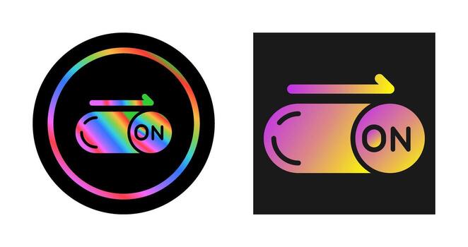 On Button Vector Icon