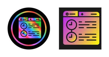 Timeline Vector Icon