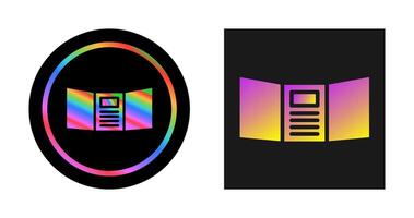 Triptych Vector Icon