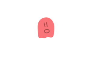 Ghost face expression png