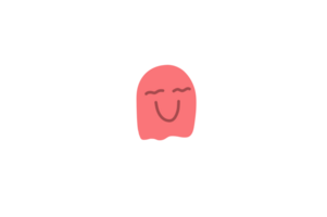 Ghost face expression png