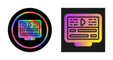 Video Editing Vector Icon