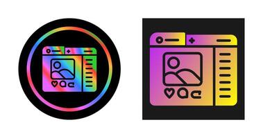 Social Media Vector Icon