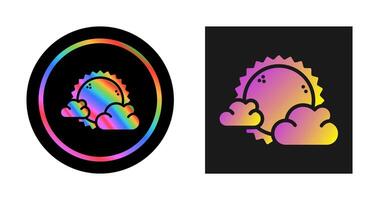 icono de vector de nube