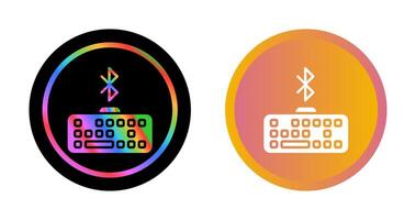 Bluetooth Keyboard Vector Icon