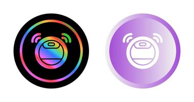 Robot Vacuum Cleaner Vector Icon