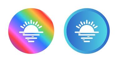 Sunset Vector Icon