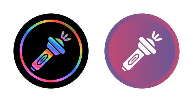 icono de vector de linterna