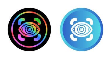 Retinal Scanner Vector Icon